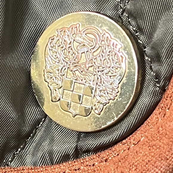 EUC Vince Camuto Quilted Green Elbow Patch Jacket Size Small - Picture 13 of 16